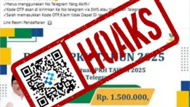 Hati-hati Itu Hoaks! Tautan Pendaftaran Bansos PKH 2025 via Telegram